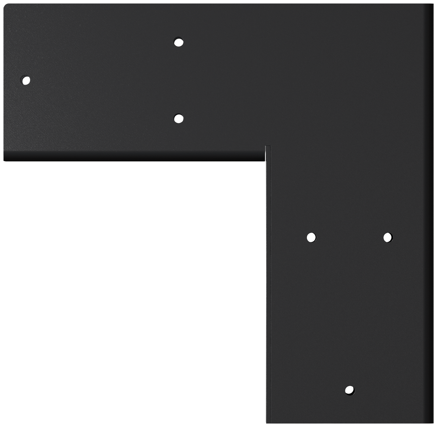 Simpson Strong-Tie SAGE-C44-KT2 Outdoor Accents® Sage System™ Black Powder-Coated Corner Connector for 4x4 with Screws (2-Qty) (Pack of 64)