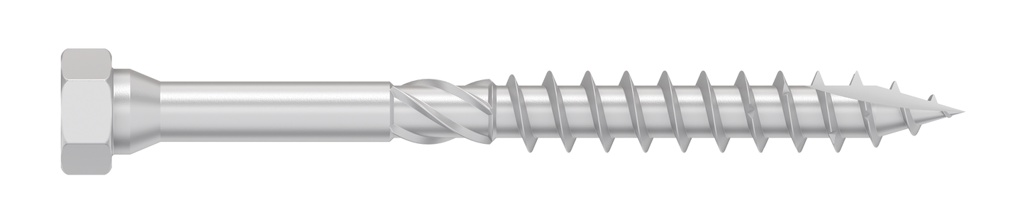 Simpson Strong-Tie SDHR31400 Strong-Drive® SDHR COMBO-HEAD Screw — 0.315 in. x 4 in., Blue Zinc (100-Qty) (Pack of 39)