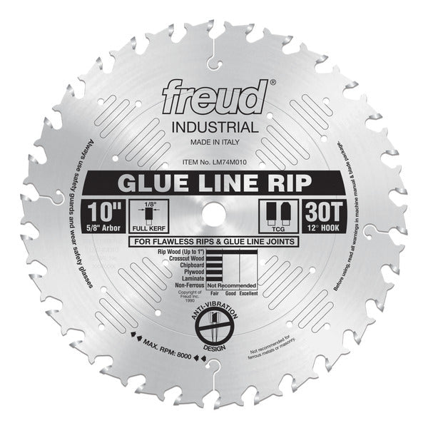 Freud 008925031437 10" x 30T Glue Line Ripping Blade