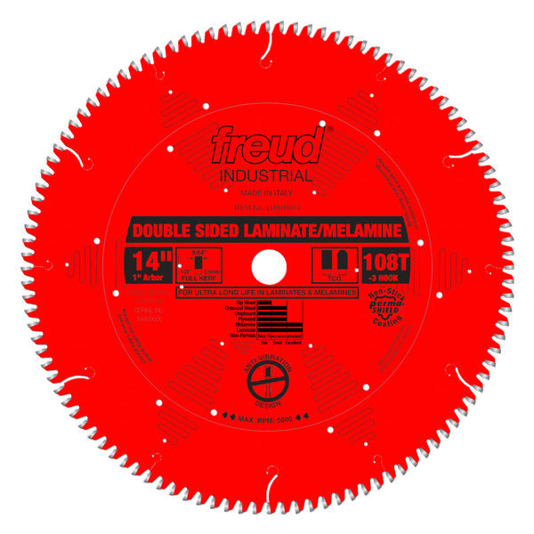 Freud 008925035978 14" x 108T Double Sided Laminate/Melamine Blade