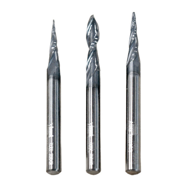 Freud 008925140382 3-Piece CNC Fine Detail Router Bit Set