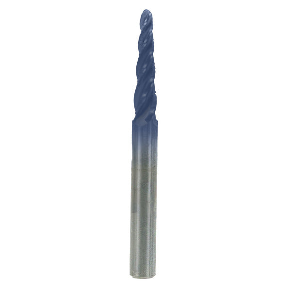 Freud 008925140825 7° x 1/8" Tapered Ball Tip, Solid Carbide, 1/4" Shank