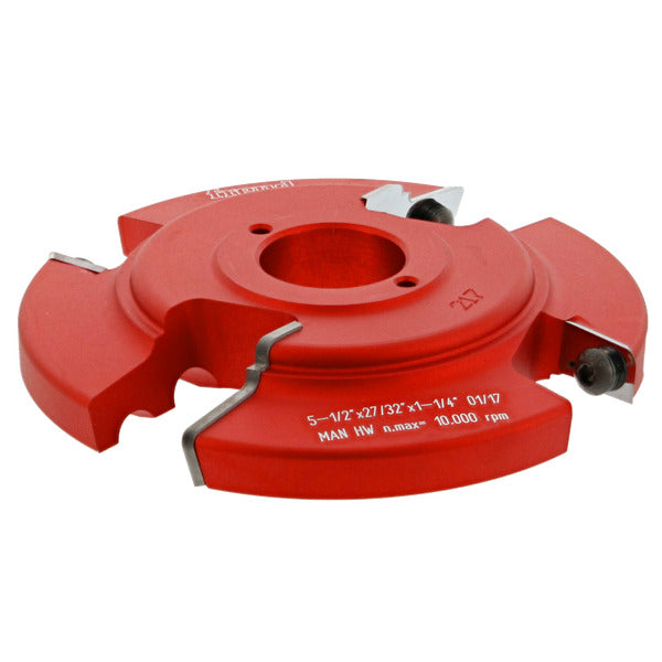 Freud 008925144212 5-1/2" (Dia.) 2+2 Advanced Design Raised Panel Insert Shaper Cutter for 3/4" Stock with 1-1/4" bore