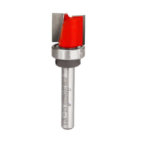Freud 008925384878 5/8" (dia.) Top Bearing Flush Trim Bit with 1/4" shank, 2-1/4" overall length