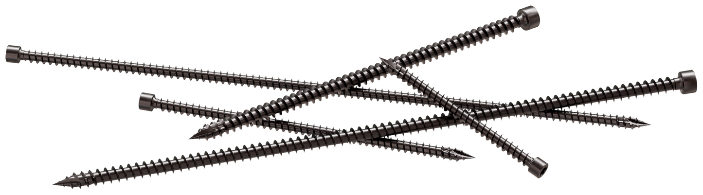 Simpson Strong-Tie SDCFC8X120 Strong-Drive® SDCFC TIMBER-CFC Screw — 0.315 in. x 4-3/4 in. T40, E-Coat® (250-Qty) (Pack of 39)