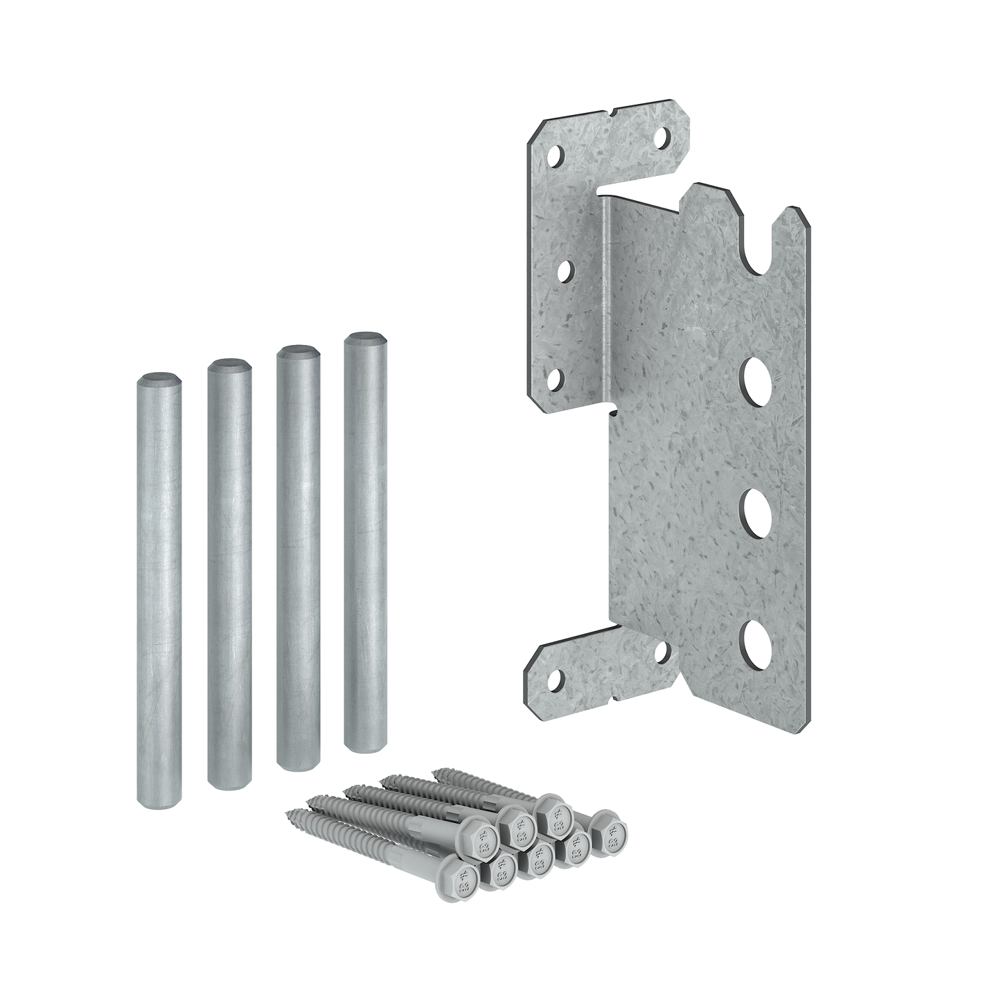 Simpson Strong-Tie CJT4ZL CJTZ® 12-Gauge ZMAX® Galvanized Concealed Joist Tie with (4) Long Pins (Pack of 320)