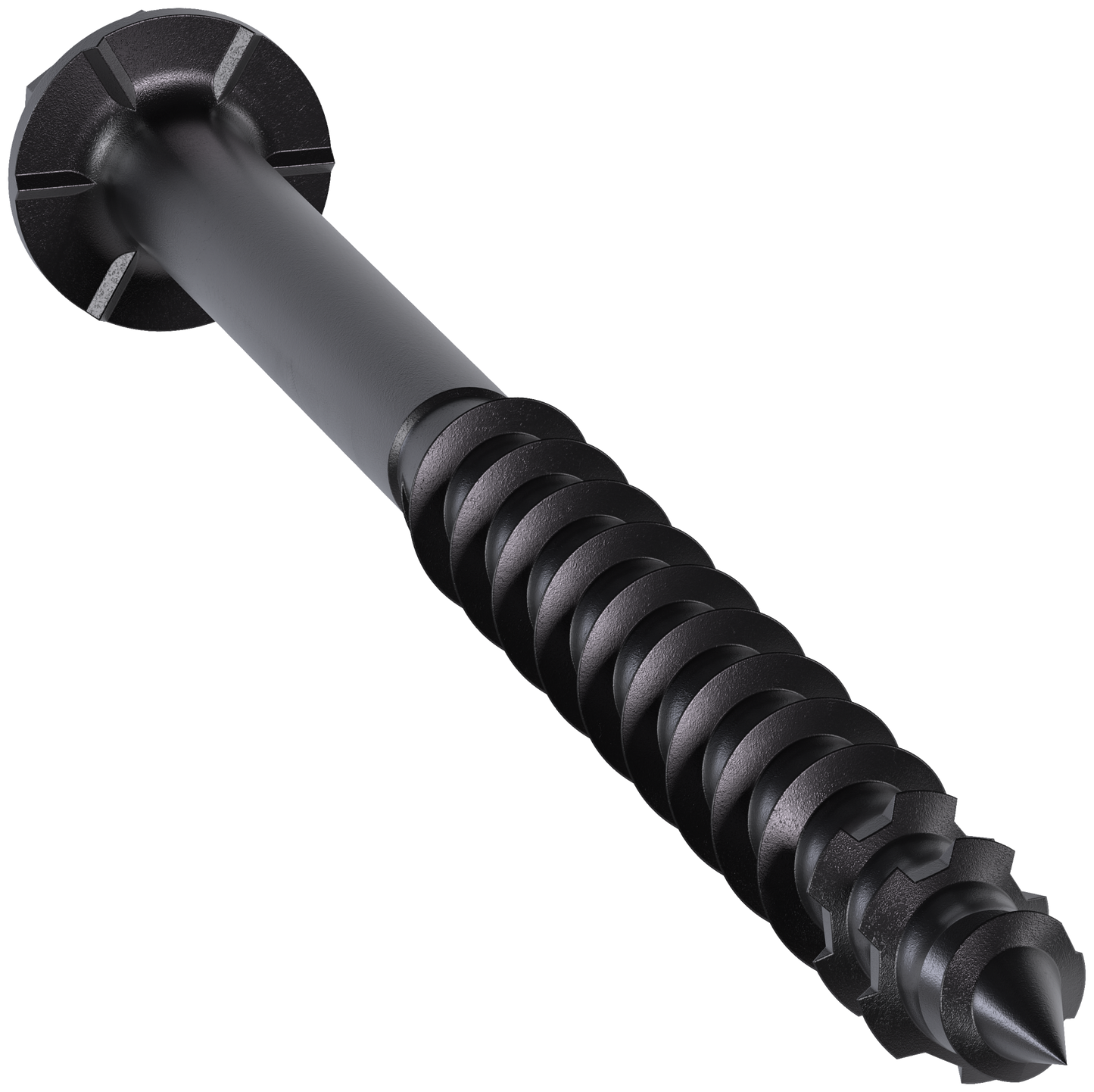 Simpson Strong-Tie TNTBL18234H Titen Turbo™ — 3/16 in. x 2-3/4 in. Hex-Head Concrete and Masonry Screw, Black (100-Qty)