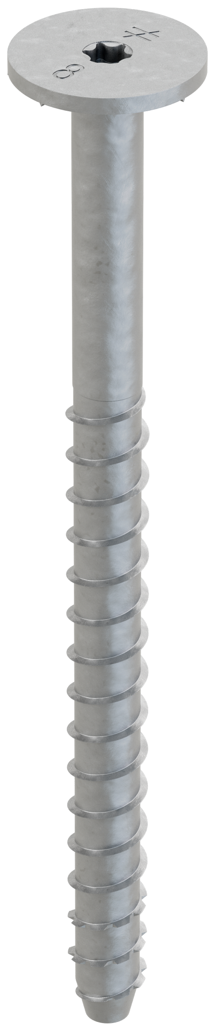 Simpson Strong-Tie THD50800WHMG Titen HD® 1/2 in. x 8 in. Mech. Galv. Washer-Head Heavy-Duty Screw Anchor (15-Qty)