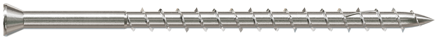Simpson Strong-Tie S08300WPB Deck-Drive™ DWP WOOD SS Screw — #8 x 3 in. T-20, Trim Head, Type 305 (1750-Qty)