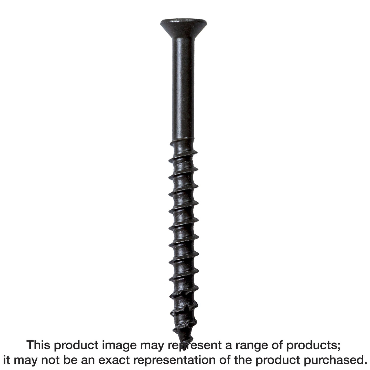 Simpson Strong-Tie TNTB25234TTR Titen Turbo™ — 1/4 in. x 2-3/4 in. 6-Lobe Trim-Head Concrete and Masonry Screw, Bronze (100-Qty)