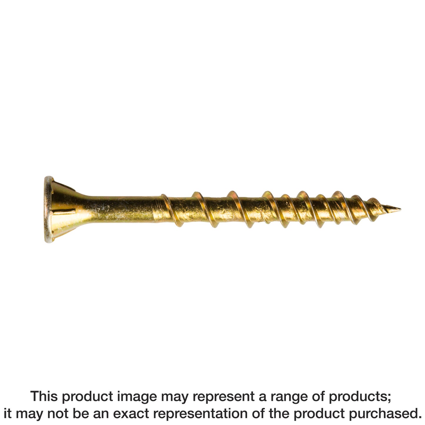 Simpson Strong-Tie WSV134S Strong-Drive® WSV SUBFLOOR Screw (Collated) — #9 x 1-3/4 in. T25, Yellow Zinc (2000-Qty) (Pack of 100)