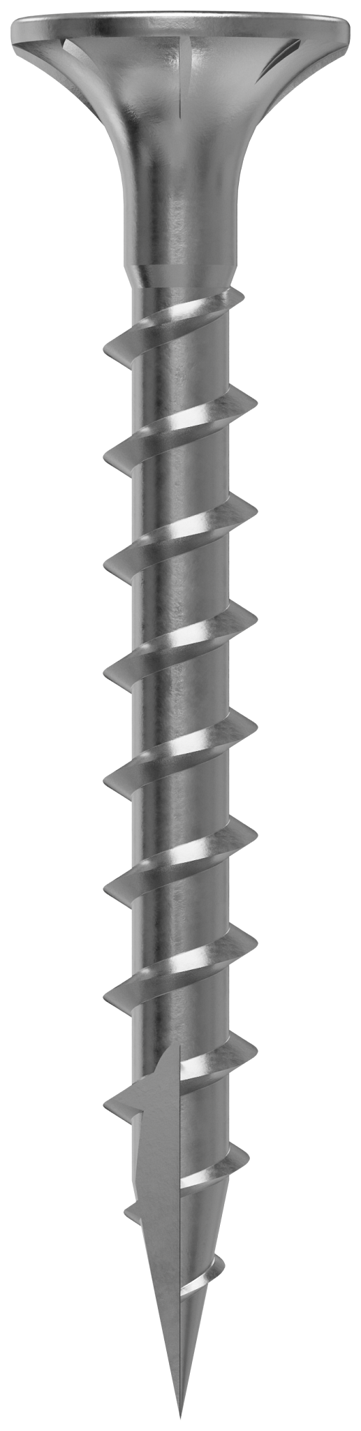 Simpson Strong-Tie T08C162WQ-RP75 Fiber-Cement Screw — #8 x 1-5/8 in. #2 Square Wafer-Head, Type 316 (75-Qty)