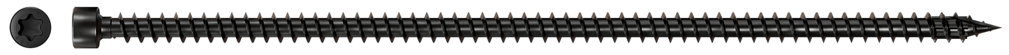 Simpson Strong-Tie SDCFC10X300-R25 Strong-Drive® SDCFC TIMBER-CFC Screw — 0.390 in. x 11-3/4 in. T50, E-Coat® (25-Qty) (Pack of 144)