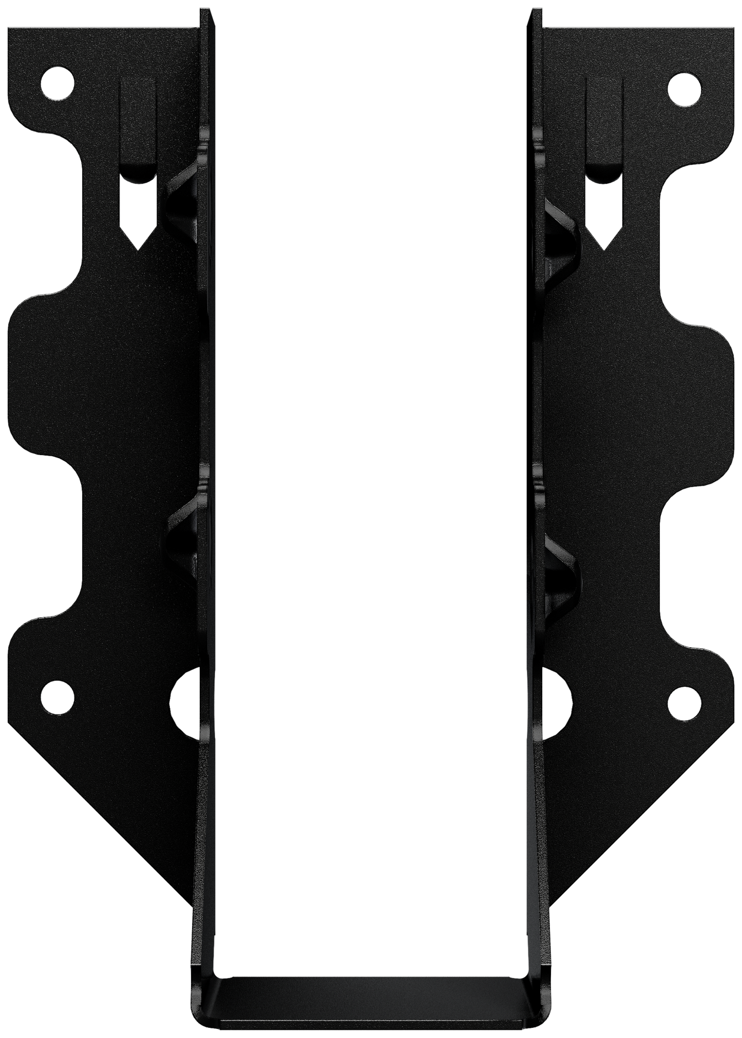 Simpson Strong-Tie LUS26PC Outdoor Accents® LUSPC ZMAX®, Black Powder-Coated Face-Mount Joist Hanger for 2x6 (Pack of 504)