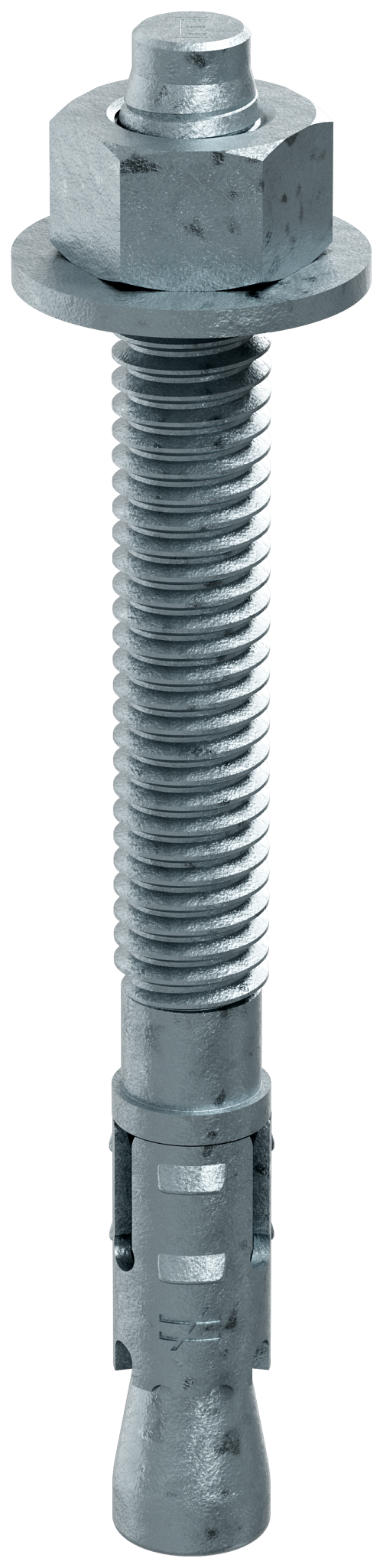 Simpson Strong-Tie STB2-37334MGF50 Strong-Bolt® 2 — 3/8 in. x 3-3/4 in. Mechanically Galvanized Wedge Anchor, Fully Assembled (50-Qty)