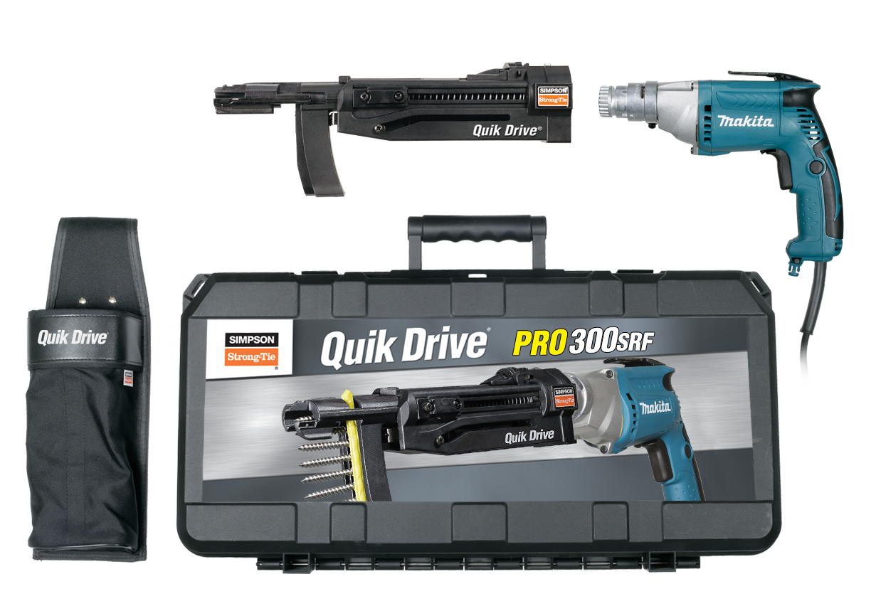 Simpson Strong-Tie PRO300SRFG2M35K Quik Drive® PRO300SRFG2 Roofing Tile System w/ Makita® 3500 RPM Screwdriver Motor