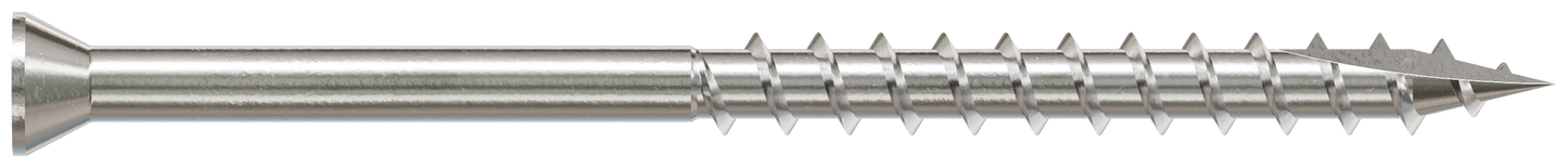 Simpson Strong-Tie S07250FB1 Trim-Head Screw, Square Drive — #7 x 2-1/2 in. #1 SQ, Type 305 (1 lb.) (Pack of 800)