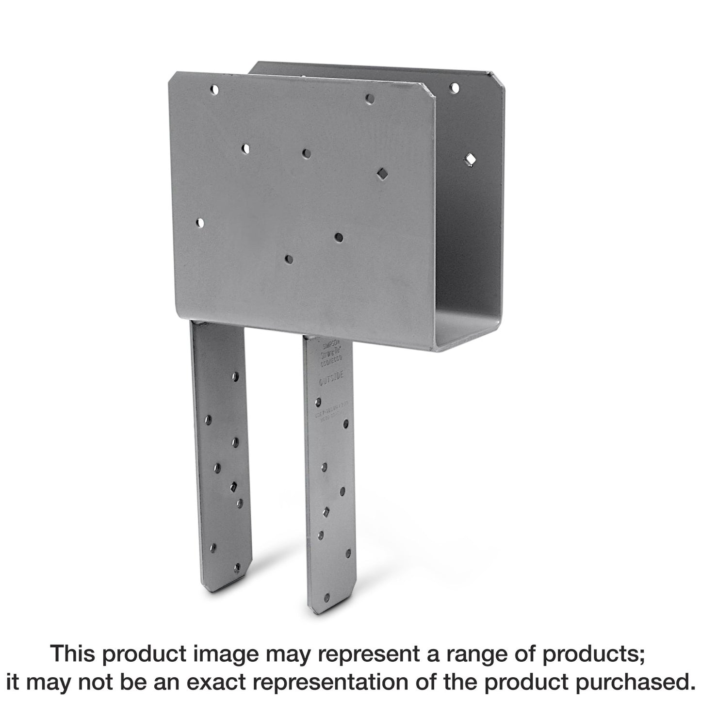 Simpson Strong-Tie ECCQ3-6SDS2.5 ECCQ™ End Column Cap for 3-1/8 in. Beam, 6x Post, with Strong-Drive® SDS Screws