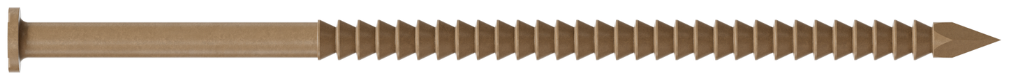 Simpson Strong-Tie S8SNDT5 Painted Siding Nail — 2-1/2 in. x .092 in. Type 304 Stainless Steel, Tan (5 lb.) (Pack of 300)