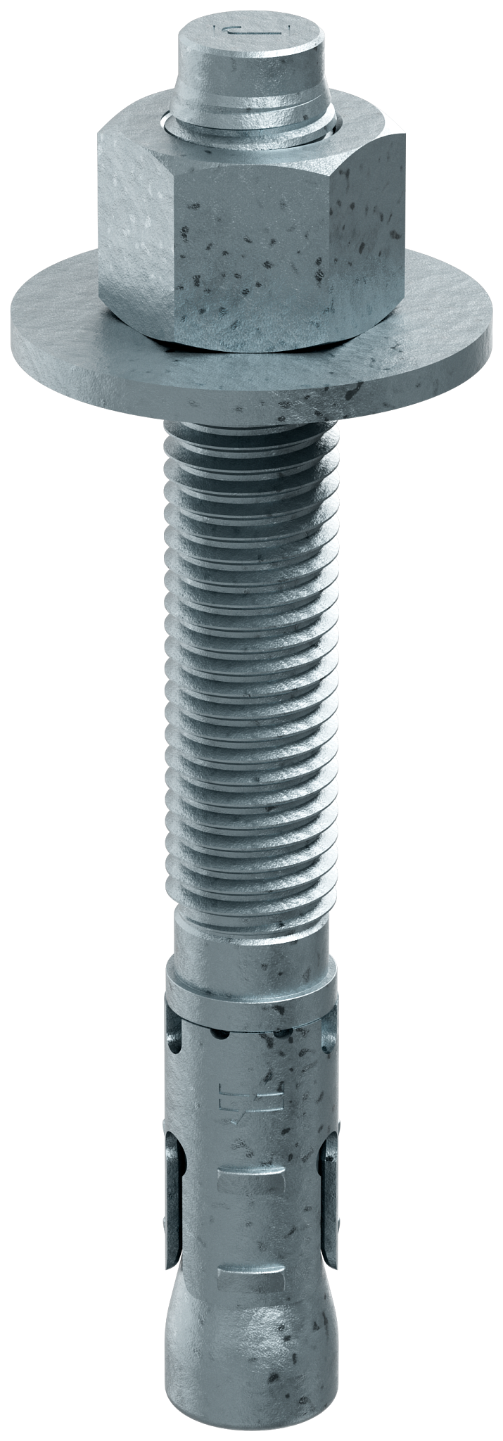 Simpson Strong-Tie STB2-75614MGF10 Strong-Bolt® 2 — 3/4 in. x 6-1/4 in. Mechanically Galvanized Wedge Anchor, Fully Assembled (10-Qty) (Pack of 2)