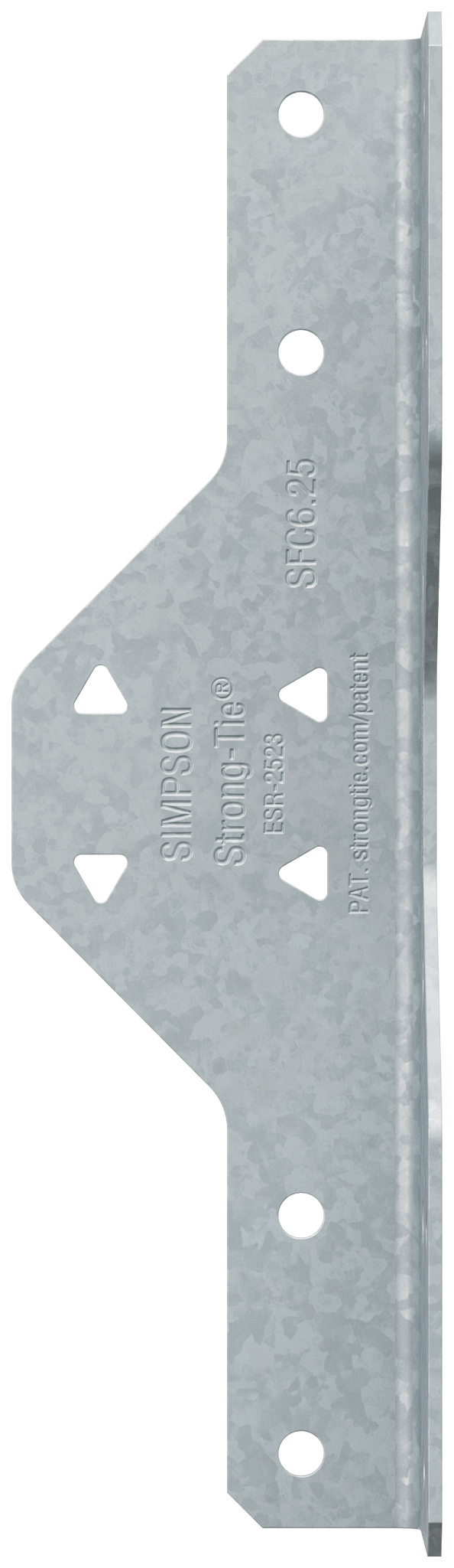 Simpson Strong-Tie SFC6.25-R100 SFC 1-1/2 in. x 1-3/4 in. x 6-1/4 in. Steel Framing Connector (100-Qty) (Pack of 40)