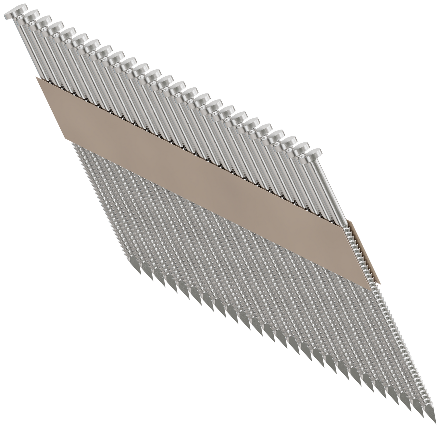 Simpson Strong-Tie S325T31250 31°–34° Paper Tape, Clipped Head, Ring-Shank Nail — 3-1/4 in. Type 304 (250-Qty)