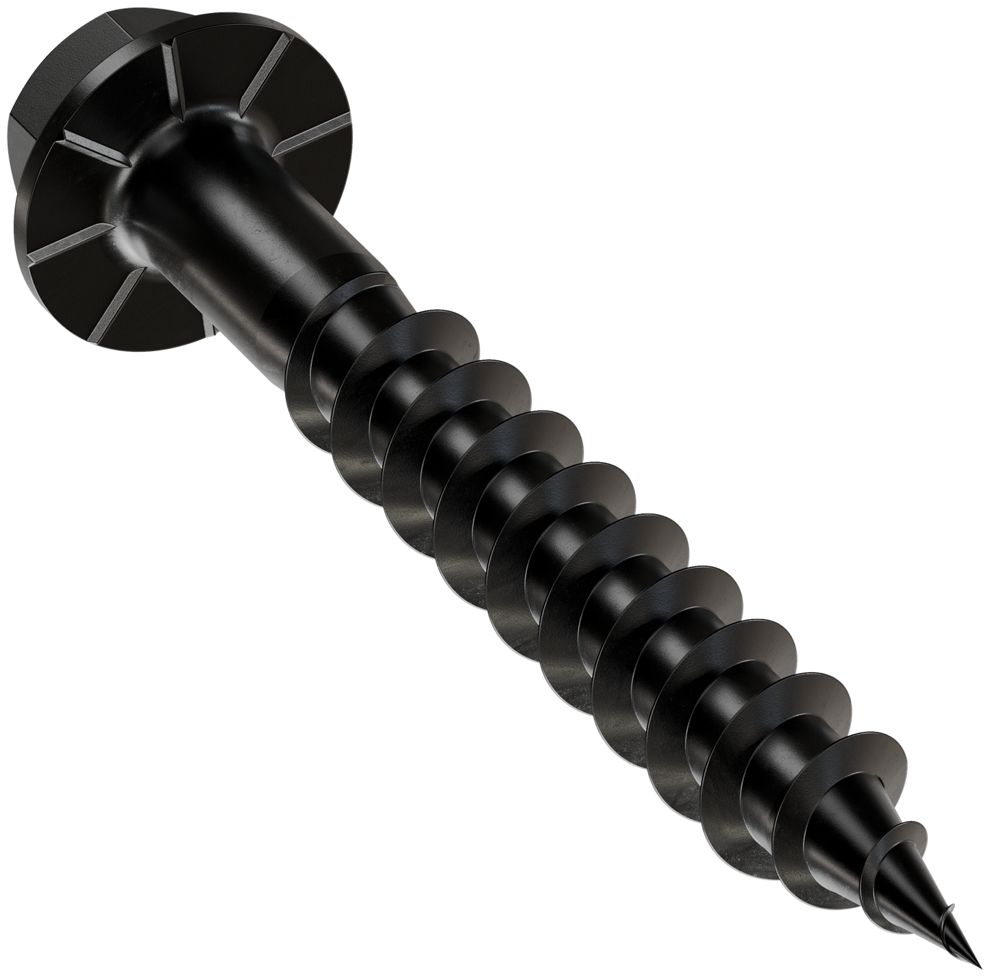 Simpson Strong-Tie SD10112DBBR50 Outdoor Accents® Connector Screw — #10 x 1-1/2 in. Double-Barrier Coating, Black (50-Qty)