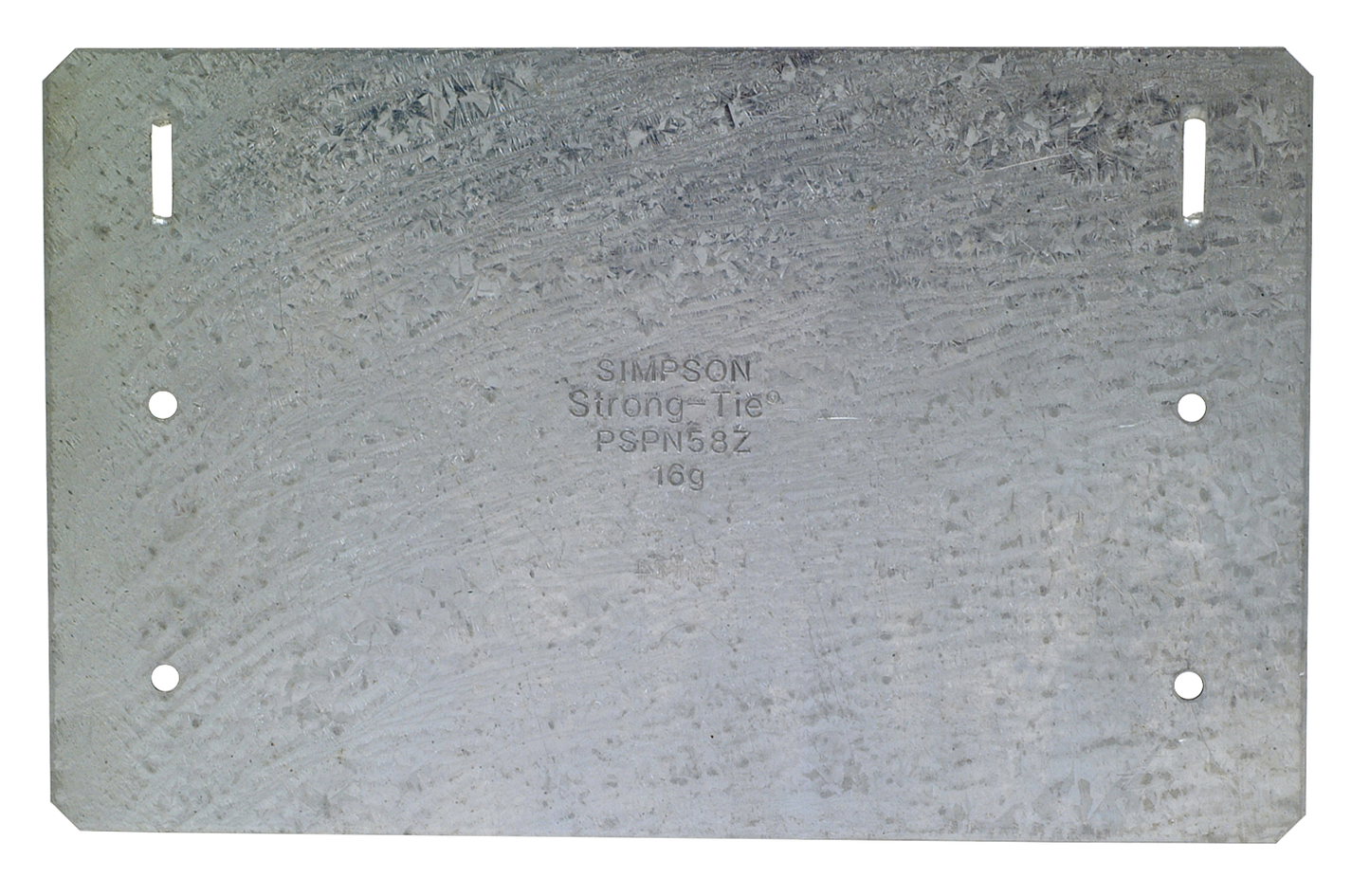 Simpson Strong-Tie PSPN58Z PSPNZ 5 in. x 8 in. ZMAX® Galvanized Protecting Shield Plate Nail Stopper
