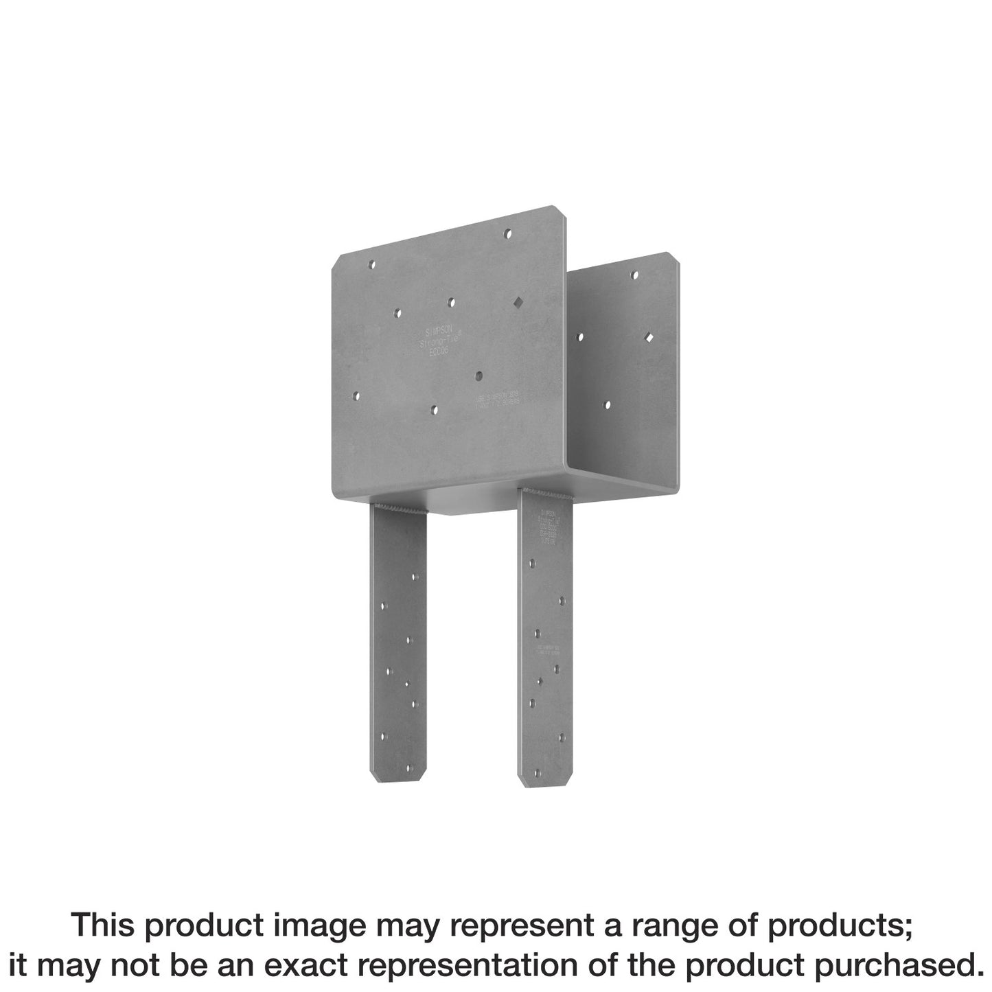Simpson Strong-Tie ECCQ68SDS2.5 ECCQ™ End Column Cap for 6x Beam, 8x Post, with Strong-Drive® SDS Screws
