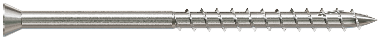 Simpson Strong-Tie S07250WP5 Deck-Drive™ DWP WOOD SS Screw — #7 x 2-1/2 in. T-15, Trim Head, Type 305 (5 lb.)