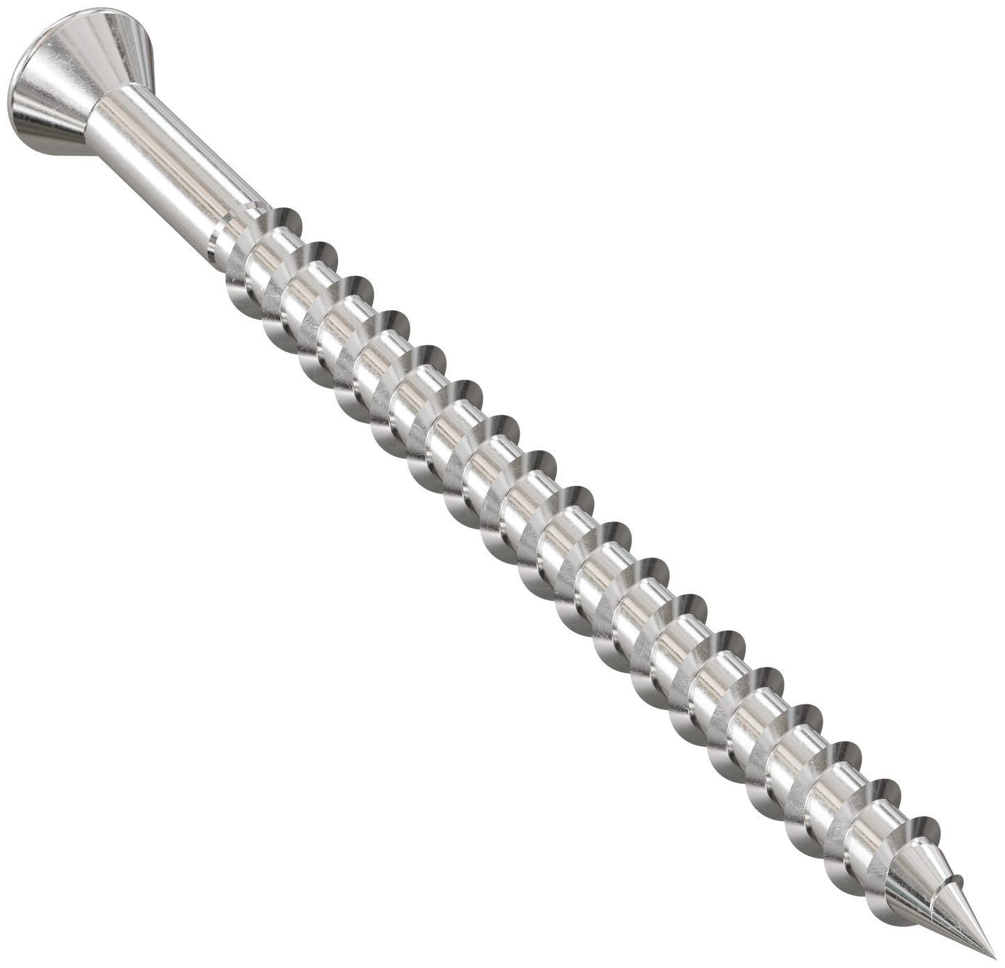 Simpson Strong-Tie SSDTH212S Trim-Head Screw — Sharp Point (Collated) — #7 x 3 in. #2 SQ Type 305 (1000-Qty)