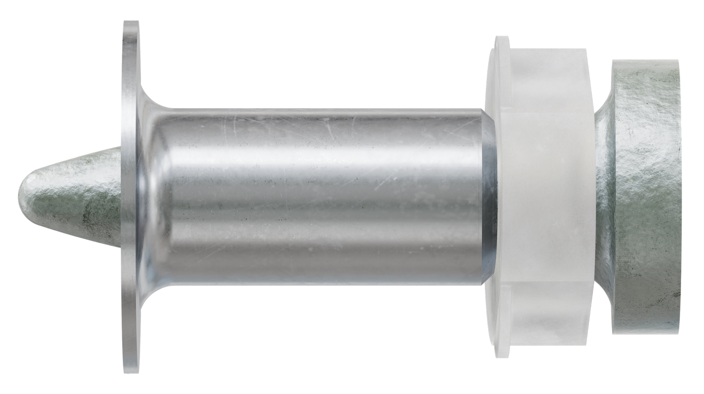 Simpson Strong-Tie PDPAT-62KP PDPAT 5/8-in. Knurled-Shank Point Protrusion Powder-Driven Top-Hat Pin (100-Qty) (Pack of 10)