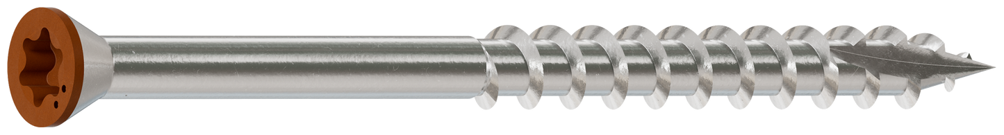 Simpson Strong-Tie S07225FTBTN04 Trim-Head Screw, 6-Lobe Drive — #7 x 2-1/4 in. T-15 Type 305, Tan 04 (1750-Qty)