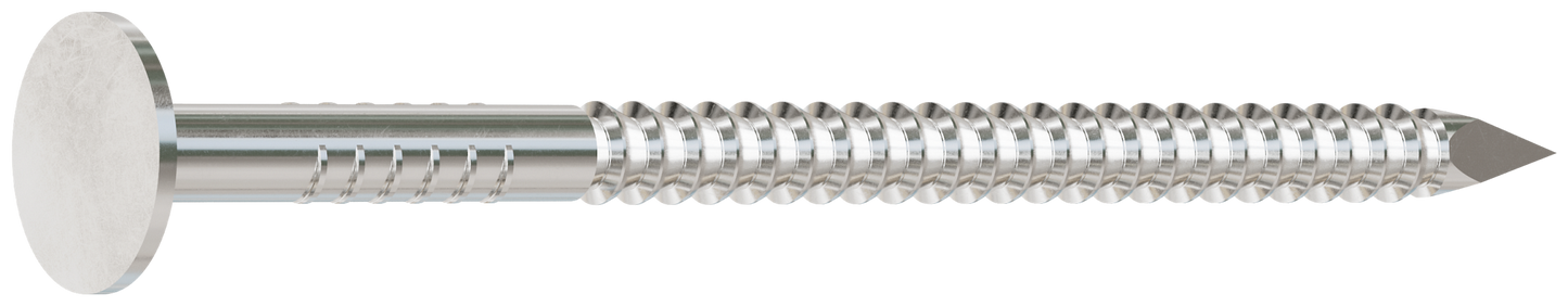 Simpson Strong-Tie S810ARNB Roofing Nail, Annular Ring Shank — 2-1/2-in. x .131-in. Type 304 Stainless Steel (25 lb.)