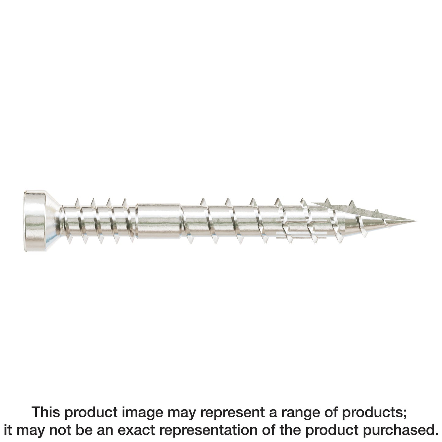 Simpson Strong-Tie FT07114T500 Finish Trim Screw — #7 x 1-1/4 in. T10, Trim-Head, Type 316 (500-Qty) (Pack of 6)
