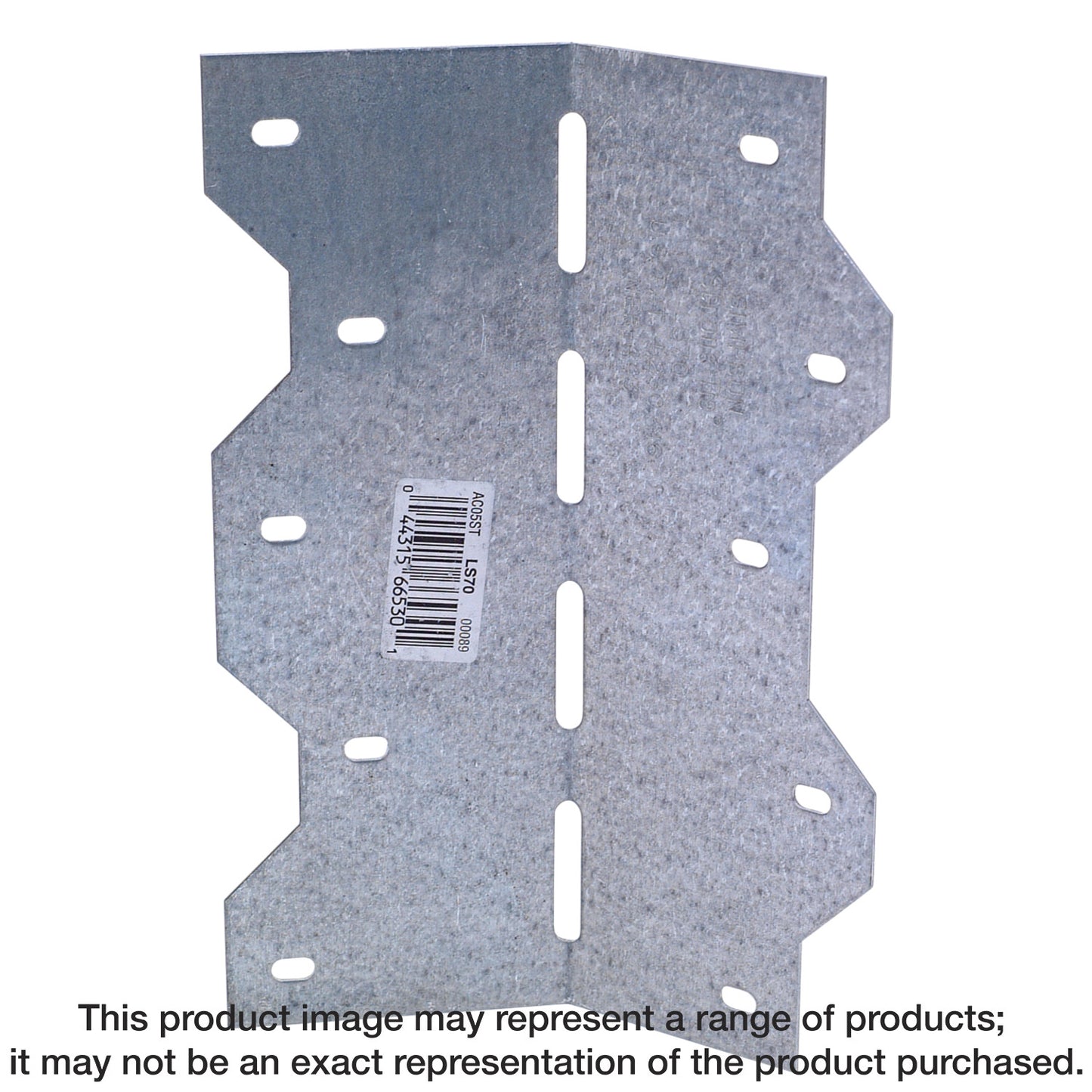 Simpson Strong-Tie LS70 LS 6-3/8 in. 18-Gauge Galvanized Adjustable L Angle (Pack of 25)