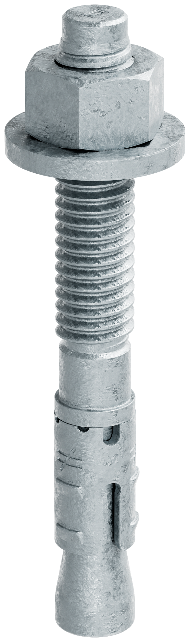Simpson Strong-Tie STB2-37300MGF50 Strong-Bolt® 2 — 3/8 in. x 3 in. Mechanically Galvanized Wedge Anchor, Fully Assembled (50-Qty) (Pack of 4)