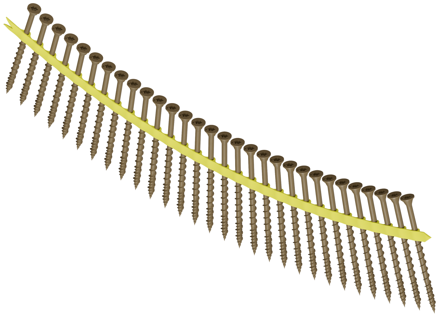 Simpson Strong-Tie WSVF3S Strong-Drive® WSVF SUBFLOOR Screw (Collated) — #9 x 3 in. T25, Gray (1000-Qty) (Pack of 100)