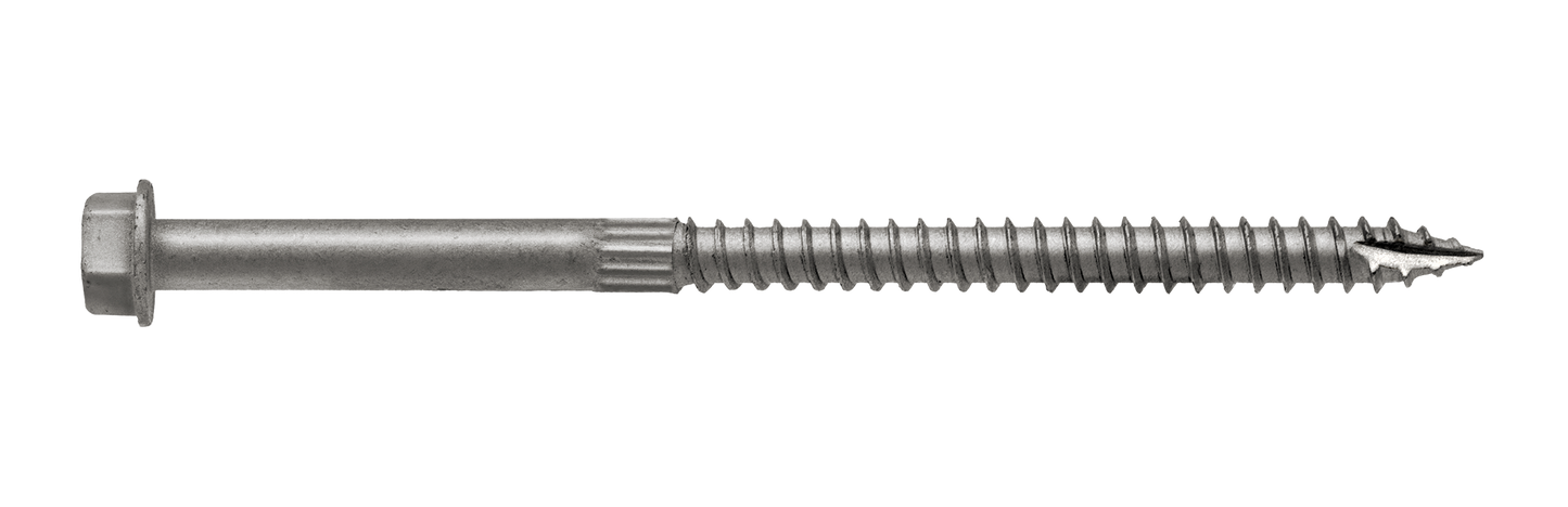 Simpson Strong-Tie SDS25412-R10 Strong-Drive® SDS HEAVY-DUTY CONNECTOR Screw — 1/4 in. x 4-1/2 in. DB Coating (10-Qty) (Pack of 6)