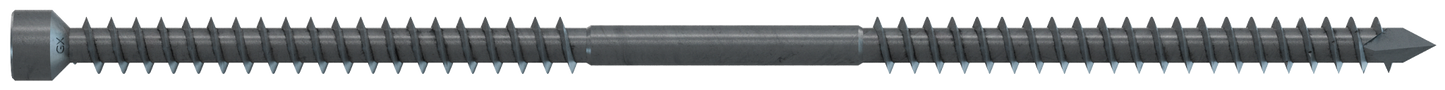Simpson Strong-Tie SWD18614DBB-R50 Strong Drive® SWD Double-Threaded™ Screw — 0.180-in. x 6-1/4-in. T30, Black (50-Qty)