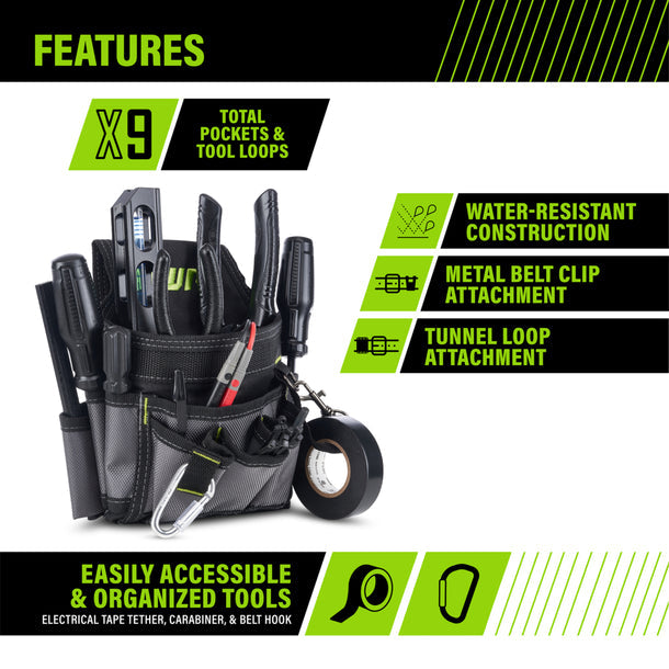 AWP 1L-23021-3 Mini Electrician Tool Pouch