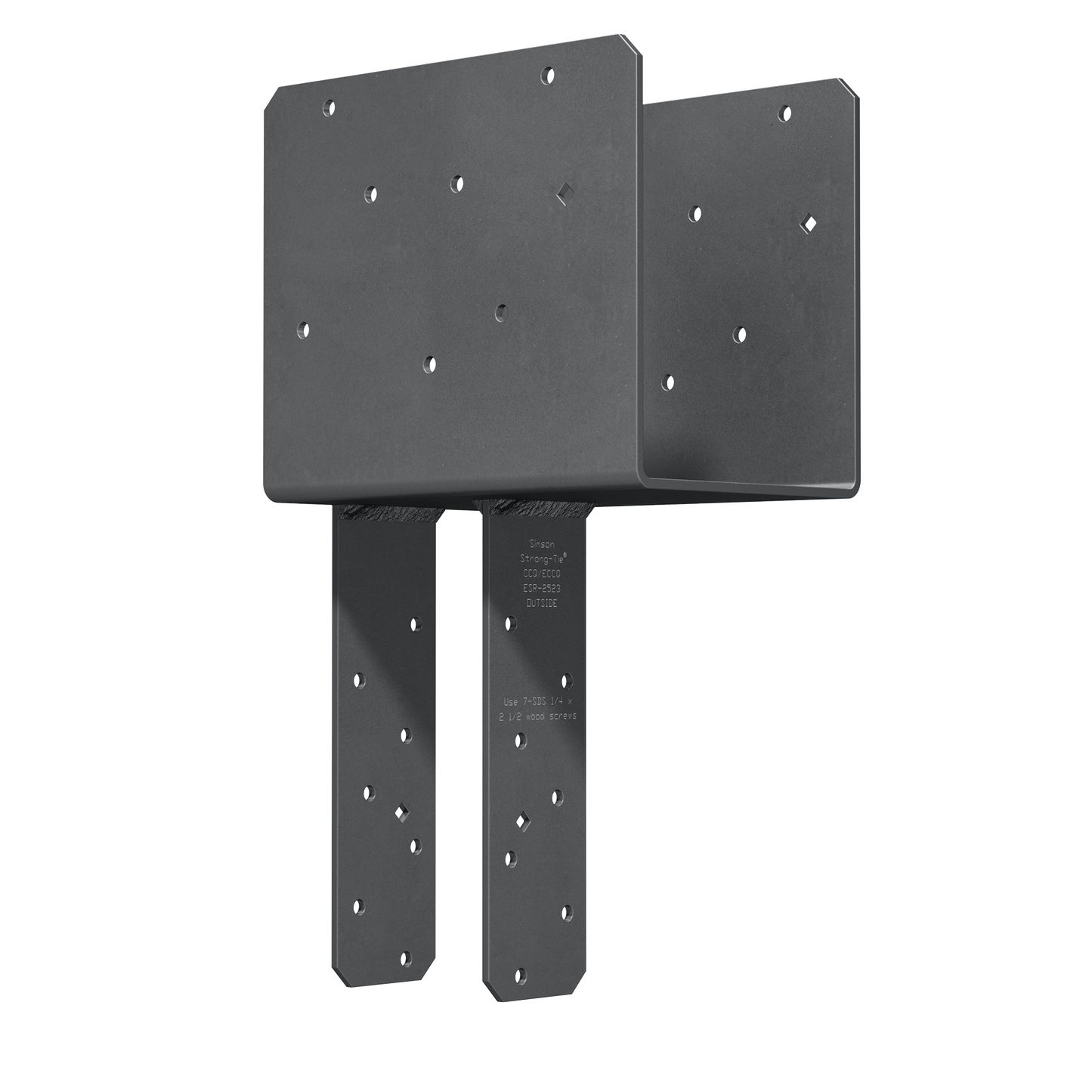 Simpson Strong-Tie ECCQ64SDS2.5 ECCQ™ End Column Cap for 6x Beam, 4x Post, with Strong-Drive® SDS Screws