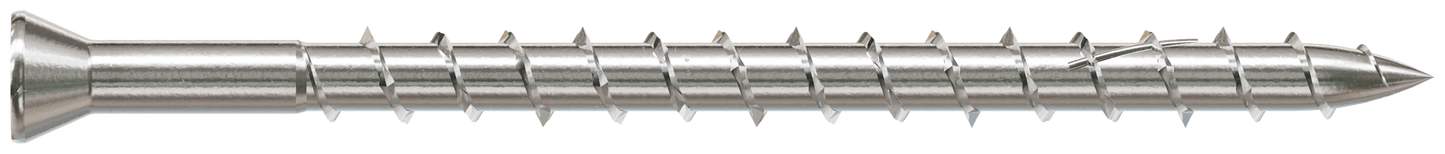 Simpson Strong-Tie S08250WPB Deck-Drive™ DWP WOOD SS Screw — #8 x 2-1/2 in. T-20, Trim Head, Type 305 (1750-Qty) (Pack of 64)