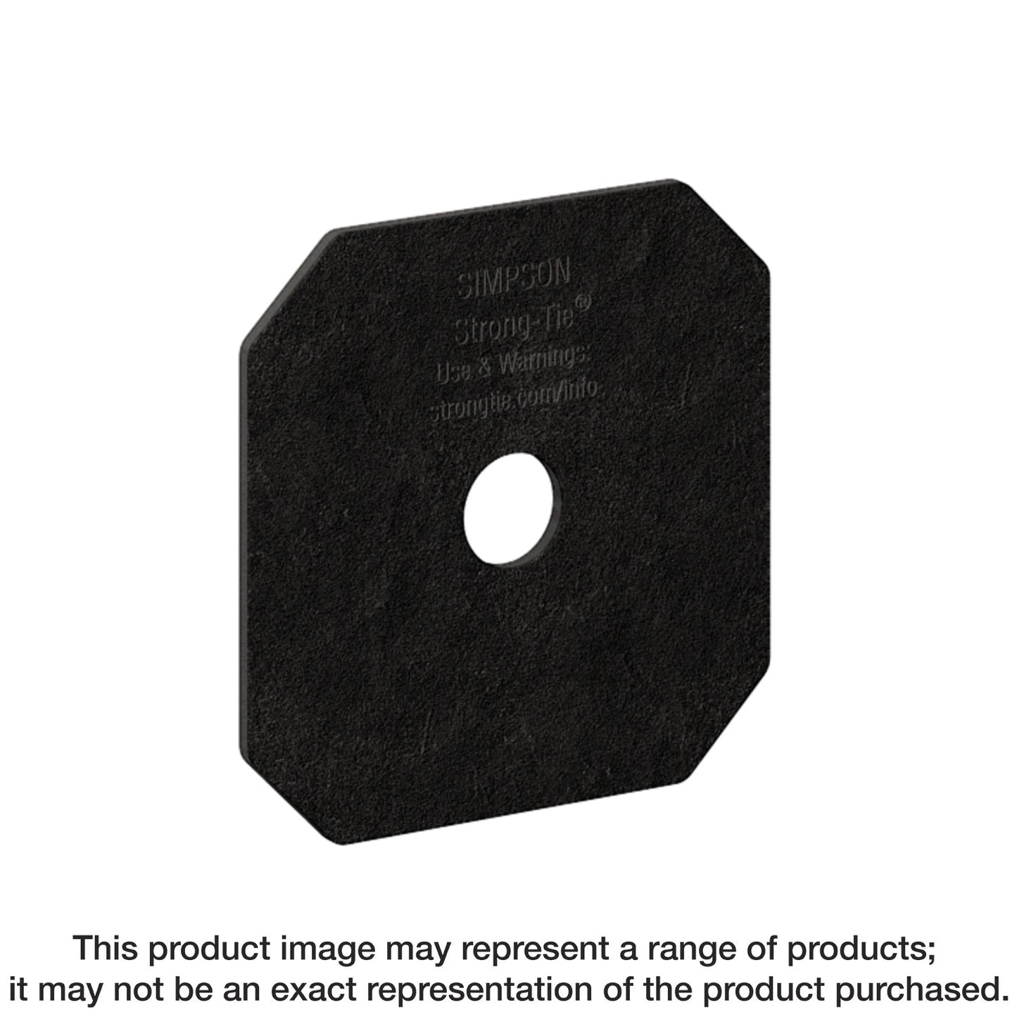 Simpson Strong-Tie APVDW56 Outdoor Accents® Avant Collection™ Z-MAX®, Black Powder-Coated Decorative Washer (Pack of 2880)