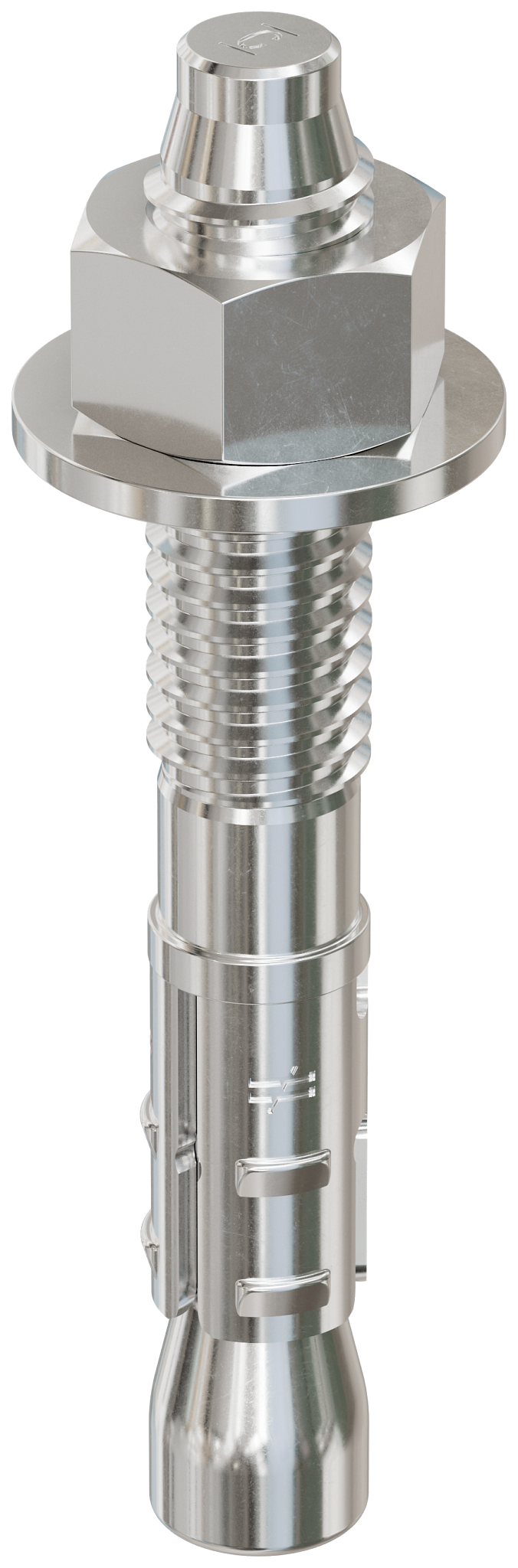 Simpson Strong-Tie STB2-37234S4F50 Strong-Bolt® 2 — 3/8 in. x 2-3/4 in. Type 304 Stainless-Steel Wedge Anchor, Fully Assembled (50-Qty)