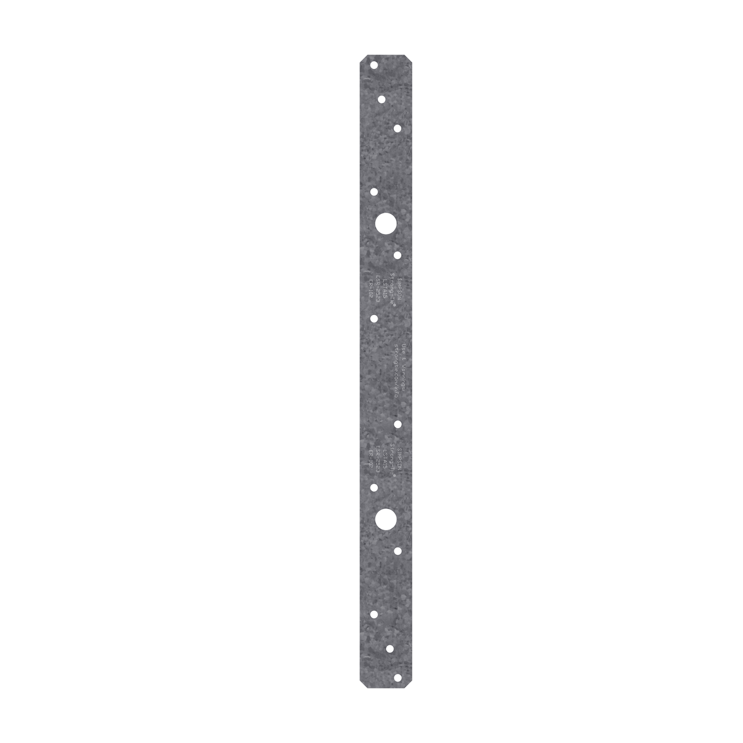 Simpson Strong-Tie LSTA30 LSTA 1-1/4 in. x 30 in. 18-Gauge Galvanized Strap Tie (Pack of 50)
