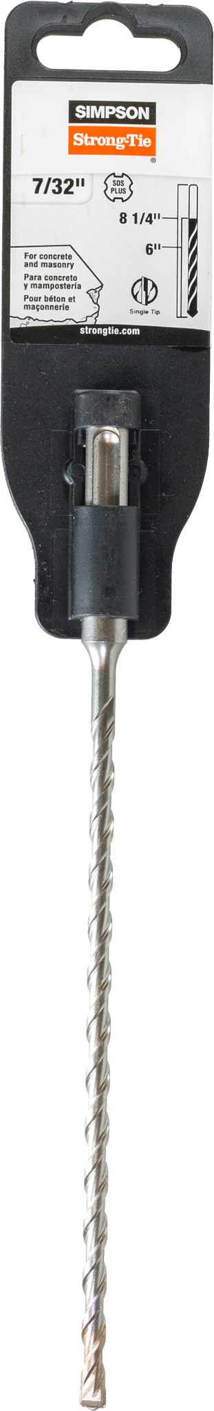 Simpson Strong-Tie MDPL02108 7/32 in. x 8-1/4 in. SDS-plus® Shank Drill Bit (Pack of 75)
