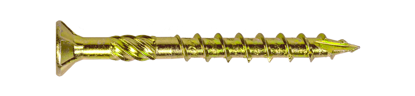 Simpson Strong-Tie SDCP22434-R50 Strong-Drive® SDCP TIMBER-CP Screw — 0.315-in. x 4-3/4-in. T40, Yellow Zinc (50-Qty)