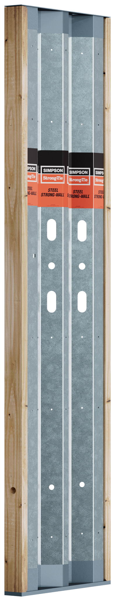 Simpson Strong-Tie SSW24X8 24 in. x Nominal 8 ft. Steel Strong-Wall® Shearwall (Pack of 12)