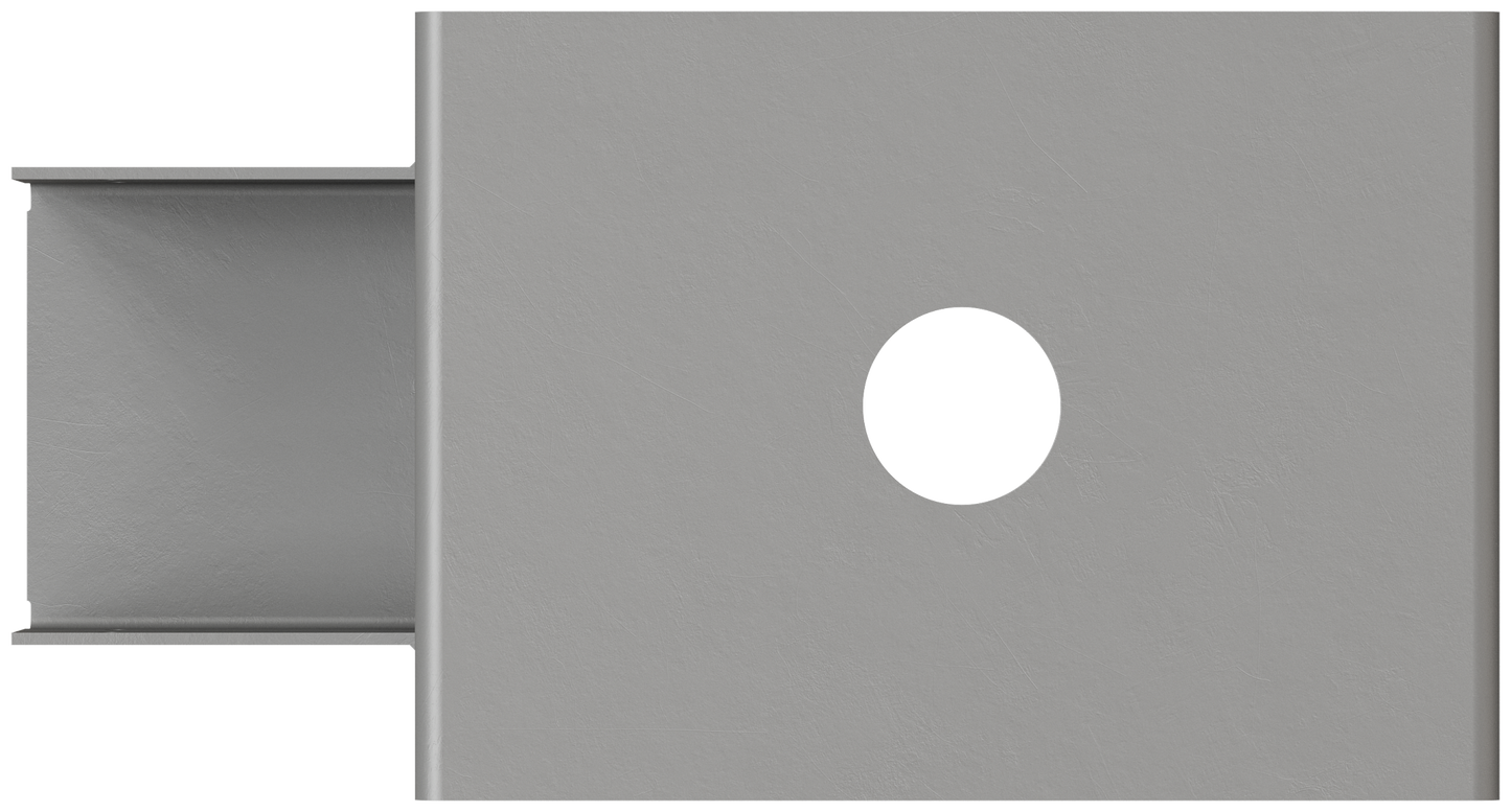 Simpson Strong-Tie GH48-8 GH Top-Flange Hanger for 4x8 Girder, 8-in. Foundation Wall